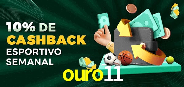 10% de bônus de cashback na ouro11